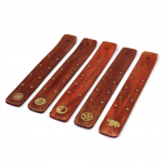 Žalvariu inkrustuotas smilkalų laikiklis Ancient Wisdom (atsitiktinis modelis)