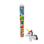 Plus-Plus Mini konstruktorius &bdquo;Vienaragis&ldquo; &ndash; 100 detalių, bazinės ir neoninės spalvos, 5&ndash;12 m.