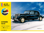 Heller Citro&euml;n 15 CV 1/24 plastikinis surenkamas dovanų rinkinys