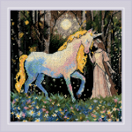Unicorn Tale. Siuvinėjimo rinkinys i&scaron; RIOLIS Nr.: 2307
