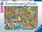 Ravensburger dėlionė &bdquo;Vidurnaktis bibliotekoje&ldquo;, 1000 det.