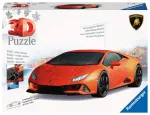 Ravensburger 3D dėlionė &bdquo;Lamborghini Hurac&aacute;n EVO&ldquo; oranžinis, 156 det., nuo 8 m.