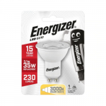 Energizer LED GU10 lemputė 3.1W, 3000K &scaron;iltai balta, A+ energija