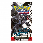 Pok&eacute;mon TCG Scarlet & Violet Black Bolt papildymo pakelis, 10 kortų (EN)