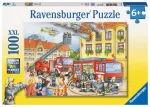Ravensburger dėlionė &bdquo;Mūsų ugniagesiai&ldquo;, 100 XXL det., nuo 6 m.