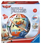 Ravensburger 3D dėlionė-rutulys &bdquo;Disney Lėktuvai&ldquo;, 108 det., nuo 7 m.