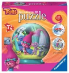 Ravensburger 3D dėlionė-rutulys &bdquo;Troliai&ldquo;, 72 det., nuo 6 m.