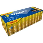 Varta Longlife AA (LR6) &scaron;arminės baterijos 1,5 V, 30 vnt.