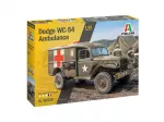 Surenkamas Italeri Dodge WC-54 sanitarinio automobilio modelis 1/35 90226