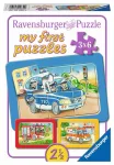 Ravensburger mano pirmosios dėlionės &bdquo;Gyvūnai darbe&ldquo;, 3&times;6 det., nuo 2,5 m.