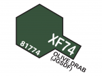 Tamiya XF-74 Olive Drab JGSDF akriliniai dažai, 10 ml