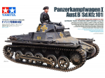 Tamiya Panzerkampfwagen I Ausf.B tanko modelis 1/35