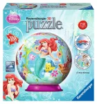 Ravensburger 3D dėlionė-rutulys &bdquo;Disney Undinėlė Arielė&ldquo;, 108 det., nuo 7 m.