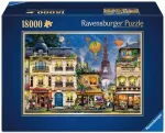 Ravensburger dėlionė &bdquo;Vakarinis pasivaik&scaron;čiojimas Paryžiuje&ldquo;, 18000 det.