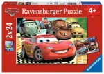 Ravensburger 2 dėlionės &bdquo;Disney Pixar Ratai&ldquo;, 2&times;24 det., nuo 4 m.