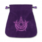 Pagan Moon satininis violetinis mai&scaron;elis kortoms