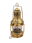 Žibalinė lempa i&scaron; žalvario, jūrinio stiliaus retro, 26 cm