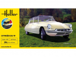 Heller Citro&euml;n DS 19 1:43 dovanų rinkinys su dažais ir klijais