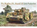 Surenkamas tanko modelis Pz.Kpfw. IV Ausf. H, ankstyvoji versija Takom 8019