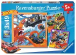 Ravensburger 3 dėlionės &bdquo;Hot Wheels&ldquo;, 3&times;49 det., nuo 5 m.