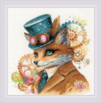 Steampunk Fox. Siuvinėjimo rinkinys i&scaron; RIOLIS Nr.: 2209