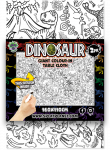 Splat Planet spalvinama staltiesė vaikams &bdquo;Dinozaurai&ldquo;, 2 vnt., 160&times;110 cm, perdirbtas popierius
