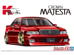 Aoshima K-Break Toyota Crown Majesta UZS141 &rsquo;91 1/24 surenkamas modelis