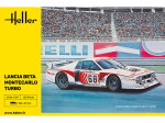 Heller Lancia Beta Montecarlo Turbo 1/24 plastikinis surinkimo rinkinys 80741