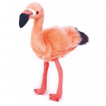 Itin mink&scaron;tas pliu&scaron;inis flamingas Frida 35 cm &ndash; skalbiamas, ekologi&scaron;kas