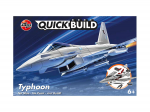 Airfix QUICKBUILD Eurofighter Typhoon lėktuvas be klijų