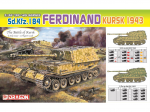 Dragon Sd.Kfz.184 Ferdinand Kursko mū&scaron;is 1/35 plastikinis modelis 6726