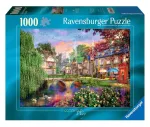 Ravensburger dėlionė &bdquo;Vakaras Kotsvoldo kaimelyje&ldquo;, 1000 det.