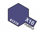 Tamiya X-16 Violetiniai blizgūs akriliniai dažai 10 ml