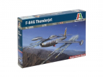 Italeri Republic F-84G Thunderjet 1/72 plastikinis lėktuvo surinkimo rinkinys