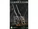 Takom 12,8 cm Flak 40 Zwilling zenitinis pabūklas, modelis 1/35, 2023