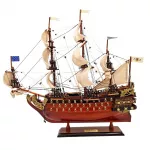 Burlaivio Soleil Royal modelis 46 cm, surinktas, rankų darbo