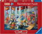 Ravensburger dėlionė &bdquo;Tomas ir Džeris: &scaron;lovės galerija&ldquo;, 1000 det.