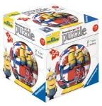 Ravensburger mini 3D dėlionė-rutulys &bdquo;Pimpačiukai&ldquo;, 54 det., nuo 6 m.
