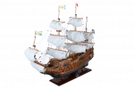 Vasa burlaivio modelis su i&scaron;skleistomis burėmis &ndash; kolekcinis, rankų darbo