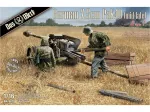 Das Werk vokiečių prie&scaron;tankinė patranka 7,5 cm PaK40 modelis 1/16 16020