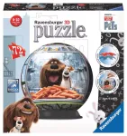 Ravensburger 3D dėlionė &bdquo;Slaptas augintinių gyvenimas&ldquo;, 72 det., nuo 6 m.