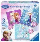 Ravensburger 3 dėlionės &bdquo;Disney Ledo &scaron;alis&ldquo;, 25&ndash;49 det., nuo 4 m.