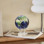 Savaime besisukantis gaublys MOVA NASA 12 cm, Žemė su debesimis