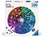 Ravensburger apvali dėlionė &bdquo;Spalvų ratas: astrologija&ldquo;, 500 det.