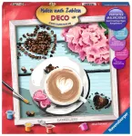 Ravensburger tapyba pagal skaičius &bdquo;Meilė kavai&ldquo;, 30&times;30 cm