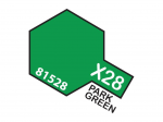 Tamiya X-28 Park Green blizgūs akrilo dažai, 10 ml