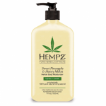 HEMPZ Sweet Pineapple & Honey Melon Herbal Body Moisturizer Drėkinamasis kūno kremas, 500ml