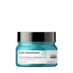 L'oreal Professionnel Scalp Advanced Anti-Oillness 2-In-1 Deep Purifier Clay Valomoji kaukė-&scaron;ampūnas, 250ml