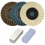 Poliravimo rinkinys nerūdijančiam plienui OSBORN (5 vnt.)