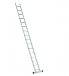 DRABEST PRO aliuminio kopėčios, 16 pakopų, 150 kg (DR-AL-DP-PRO-1X16-2K+H)